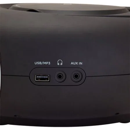 Aiwa BBTU-400SL Boombox Plateada con CD, Bluetooth, Radio FM y USB Aiwa BBTU-400SL Boombox Plateada con CD, Bluetooth, Radio FM y USB